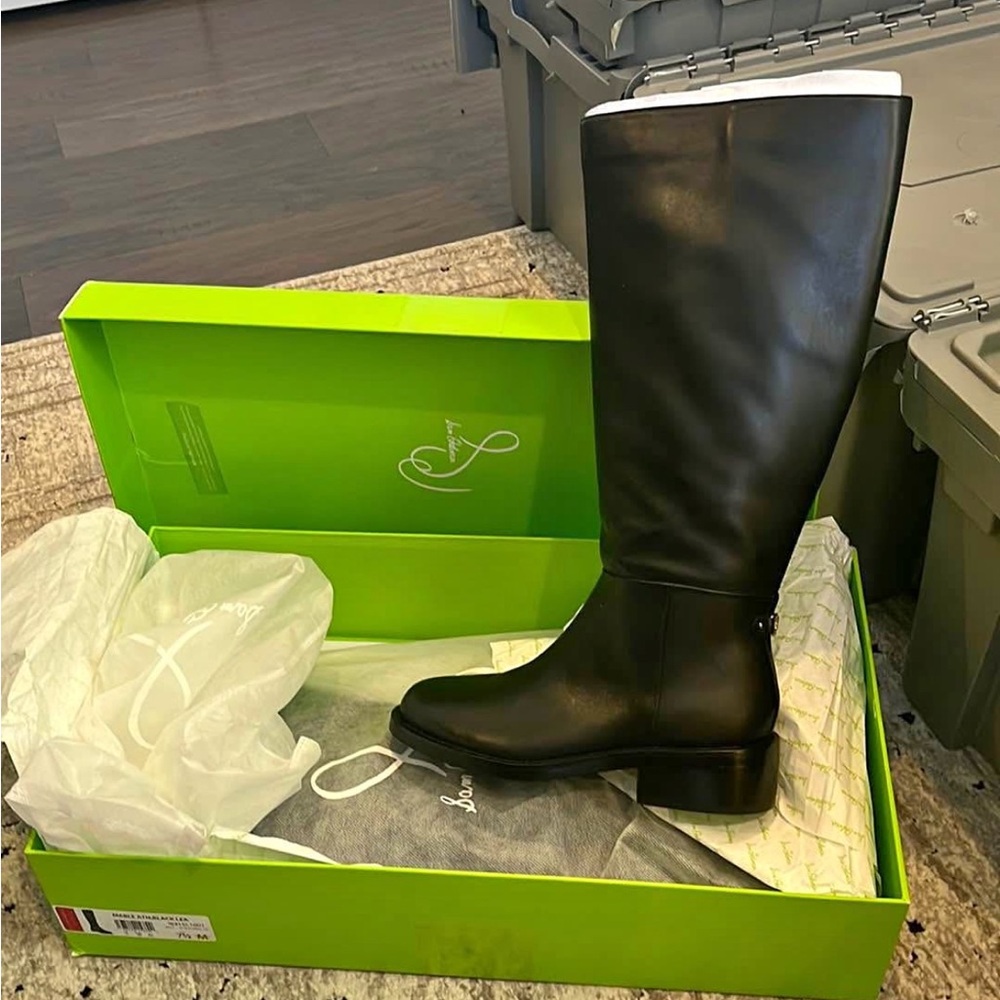 Sam Edelman Womens Mable Leather Riding Boot